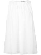 Etro Fluid A-line Top, Women's, Size: 46, White, Silk