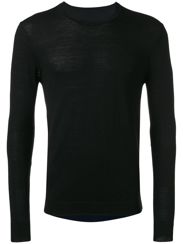 Sottomettimi - Slim-fit Jumper - Men - Merino - M, Black, Merino