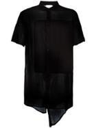 Lost & Found Rooms Panelled Shirt - Black