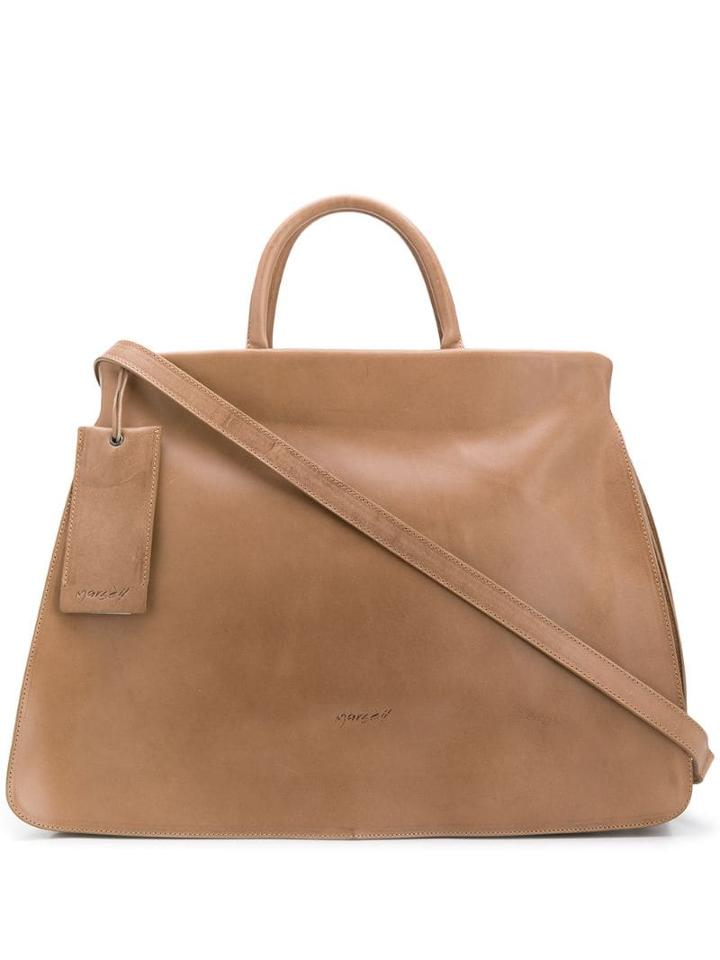 Marsèll Worn-look Tote Bag - Neutrals