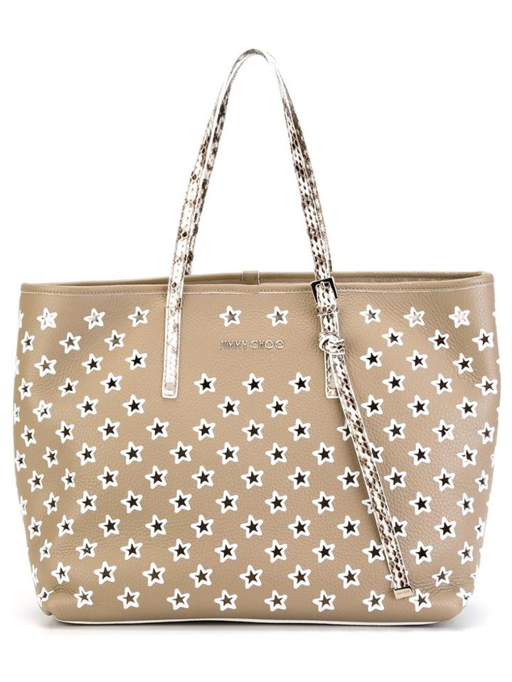 Jimmy Choo 'sasha' Tote - Nude & Neutrals