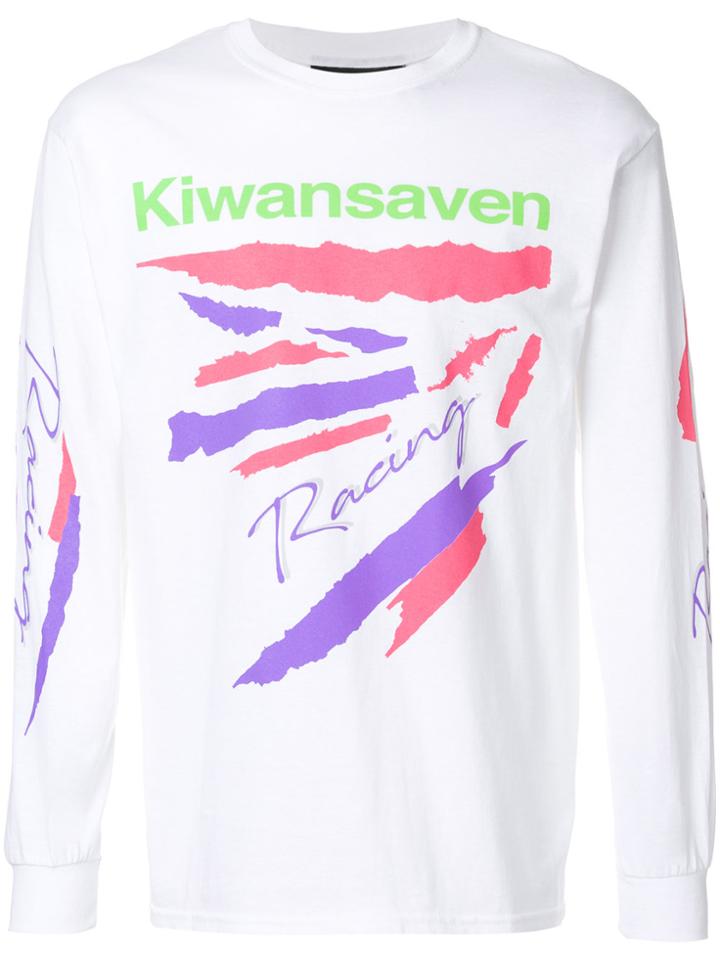 Call Me 917 Kiwanseven Longsleeved T-shirt - White