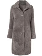 Yves Salomon Yves Salomon 20wym61095mrmx Roca9003 Lamb Skin - Grey