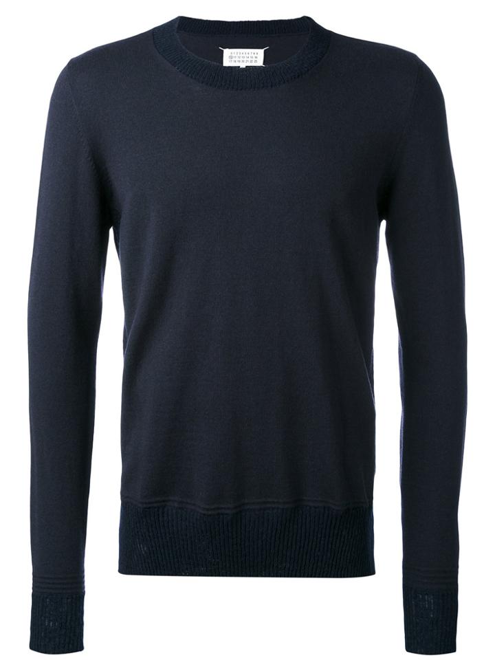 Maison Margiela Knitted Sweater - Blue