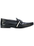 Bally Strap Detail Loafers - Black