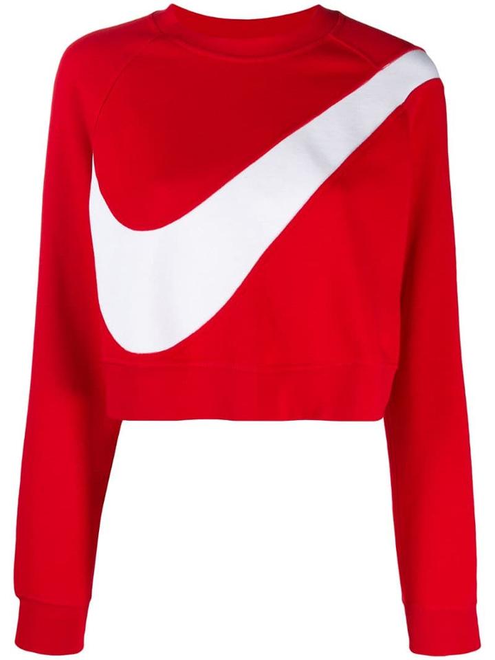 Nike Swoosh Crewneck Sweatshirt - Red