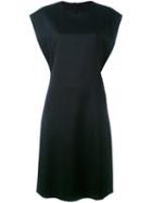 Fitted Dress - Women - Silk/spandex/elastane/viscose - 42, Black, Silk/spandex/elastane/viscose, Jil Sander