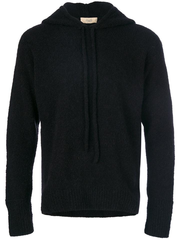 Maison Flaneur Hooded Jumper - Black