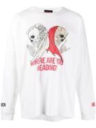 Intoxicated Devil Angel Sweatshirt - White