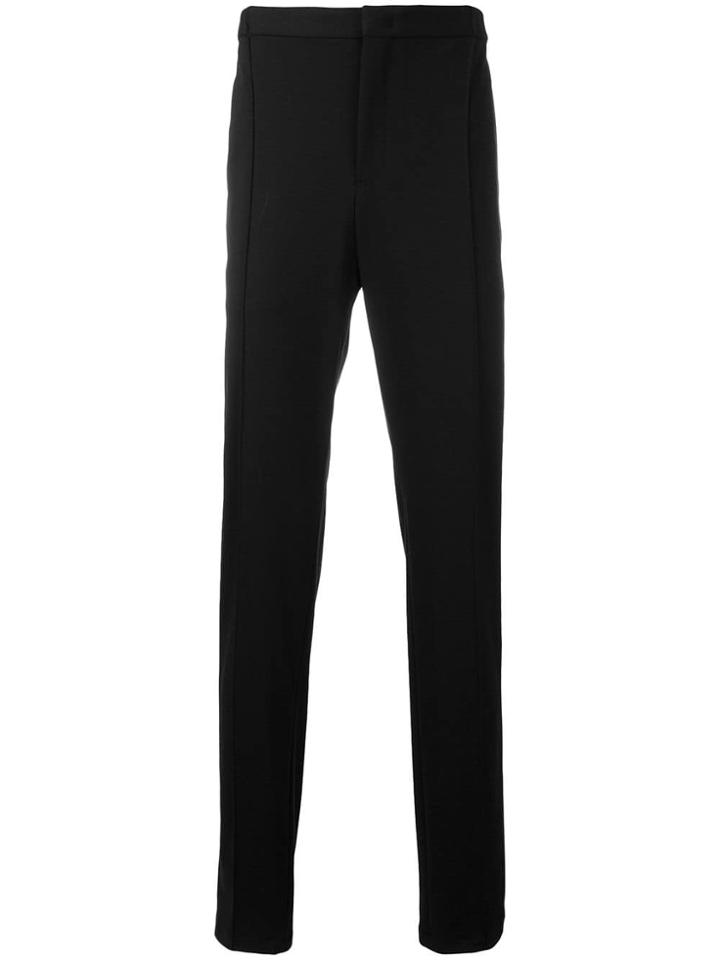 Giorgio Armani Mid Rise Tailored Trousers - Black