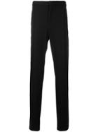 Giorgio Armani Mid Rise Tailored Trousers - Black