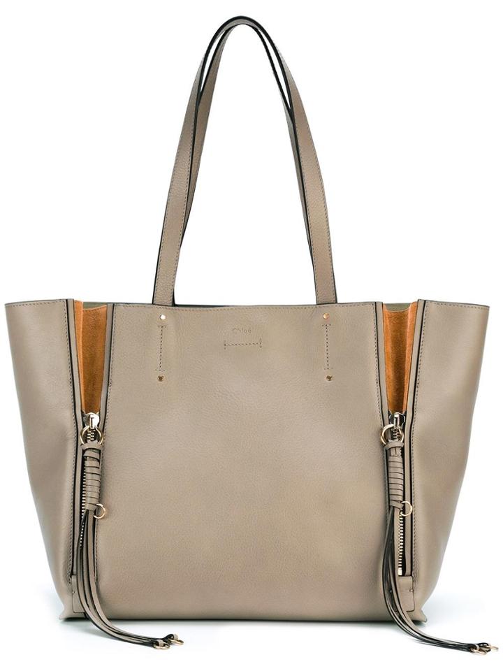 Chloé Milo Tote Bag - Nude & Neutrals