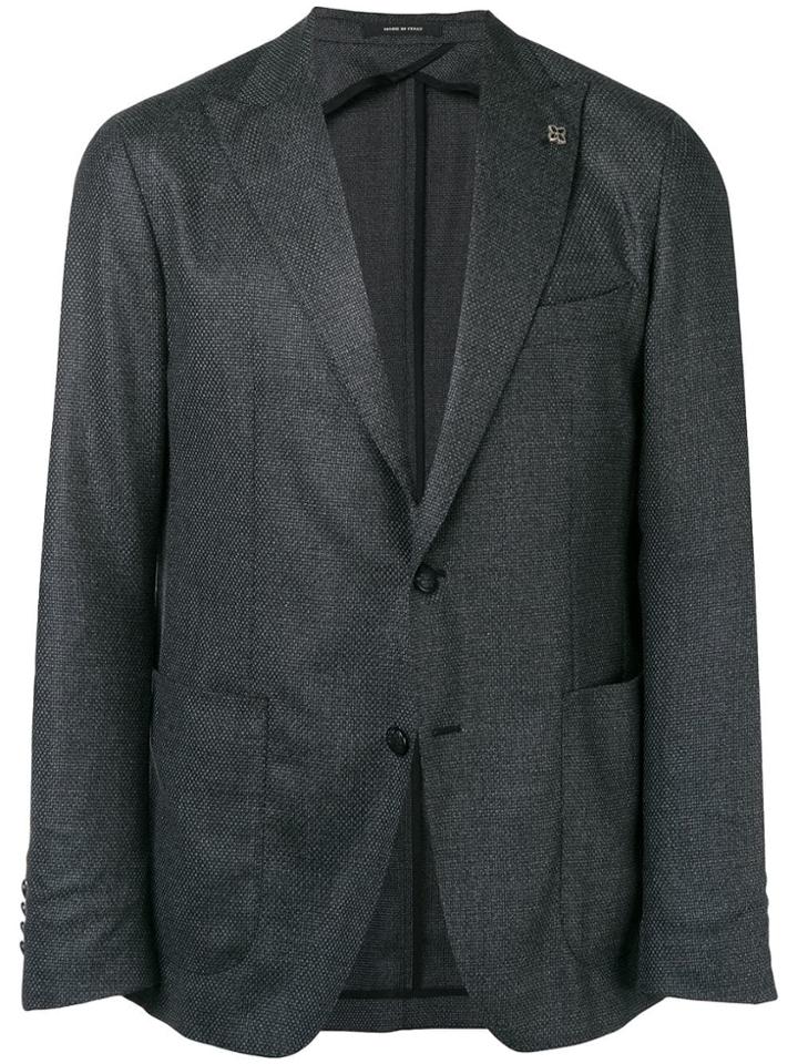 Tagliatore Woven Single-breasted Blazer - Grey