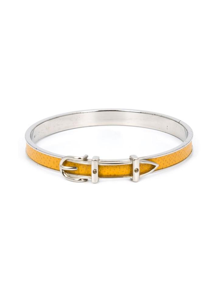 Hermès Vintage Buckled Bangle, Women's, Metallic