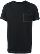Versus Logo Back Print T-shirt, Men's, Size: Medium, Black, Cotton/polyester/polyurethane