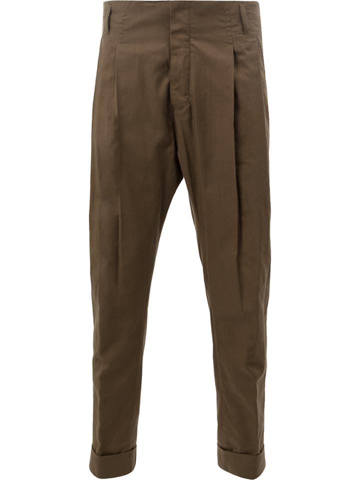 Haider Ackermann Slim Trousers - Green