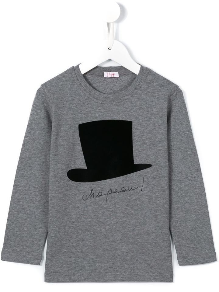 Il Gufo Hat Print T-shirt