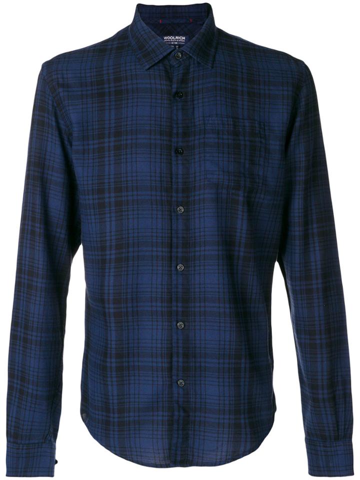 Woolrich Checked Shirt - Blue