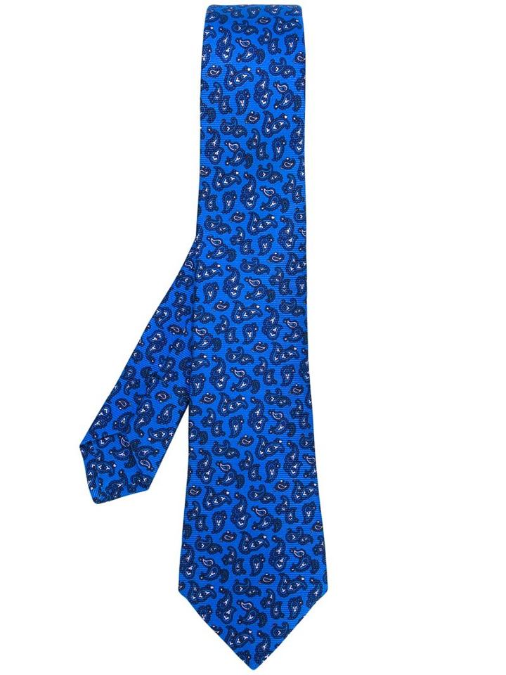 Kiton Paisley Print Neck Tie