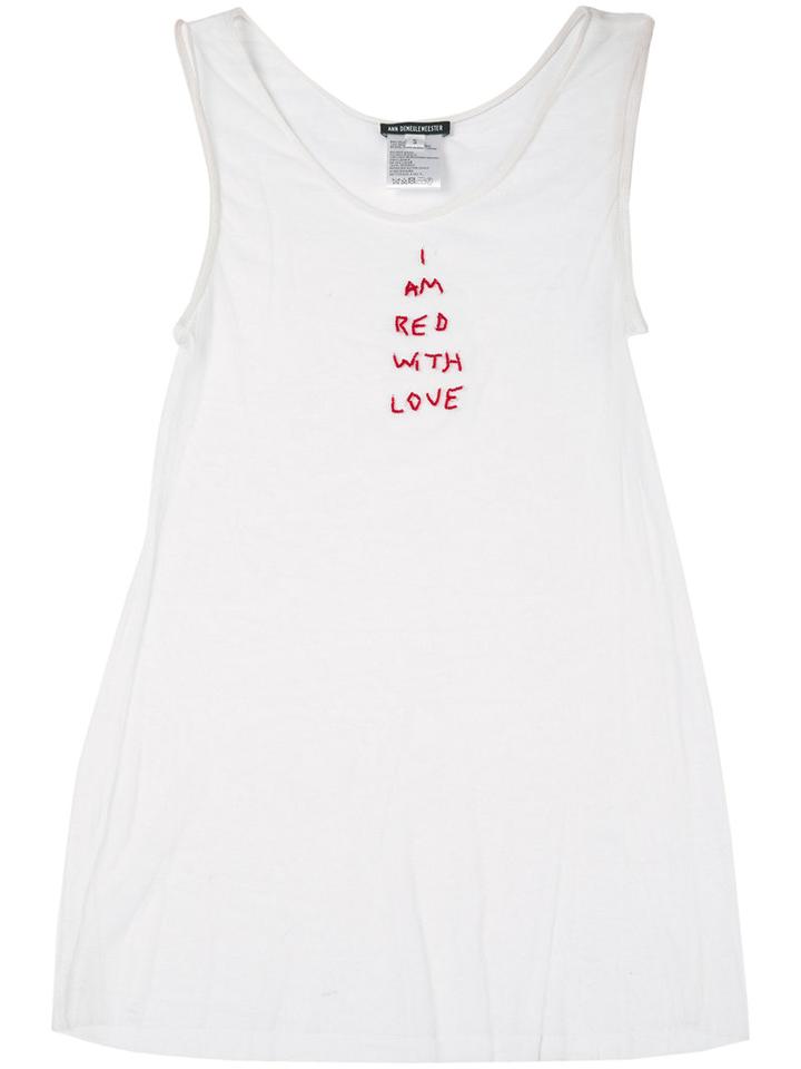 Ann Demeulemeester - Mesh Vest - Women - Silk/glass/polyamide-8 - Xs, White, Silk/glass/polyamide-8