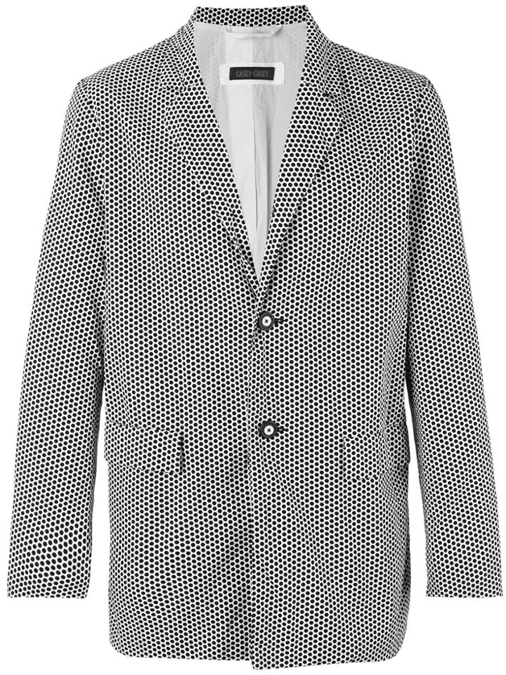 Casey Casey Polka Dot Jacket - Blue