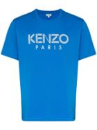 Kenzo Logo Printed T-shirt - Blue