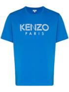 Kenzo Logo Printed T-shirt - Blue