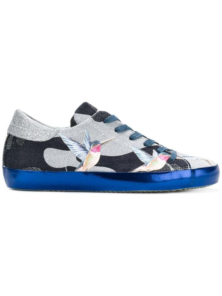 Philippe Model Hummingbird Print Sneakers - Blue