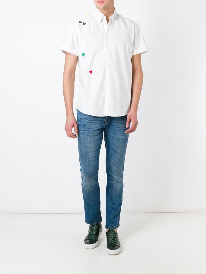 Moschino Vintage Embroidered Shirt