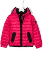 Ai Riders On The Storm Kids Masked Puffer Jacket, Girl's, Size: 12 Yrs, Pink/purple