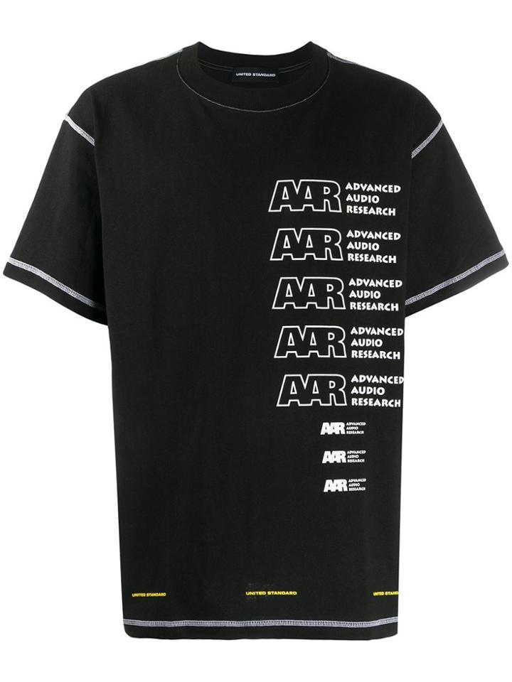 United Standard Aar Print T-shirt - Black