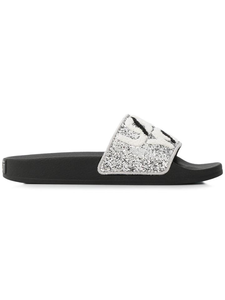 Red Valentino Red(v) Encrypted Space Notes Slides - Silver