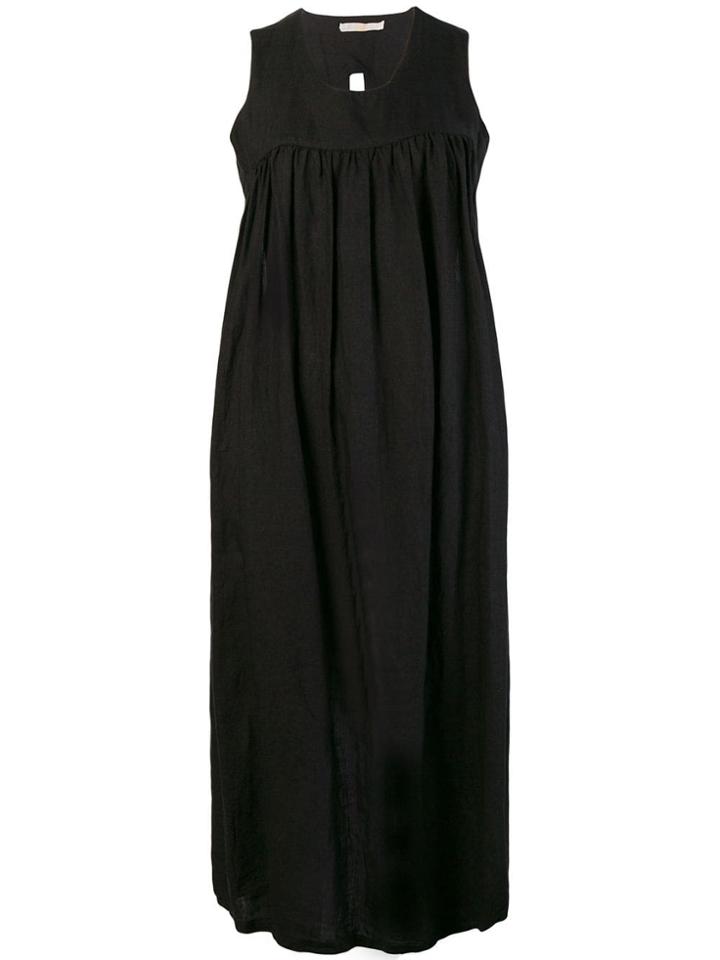 Atelier Bâba Back Tie Apron Top - Black