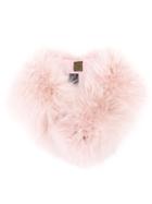 Mr & Mrs Italy Fur Collar, Women's, Pink/purple, Racoon Fur/polyester
