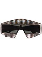 Gucci Eyewear Crystal Tortoiseshell Rectangular-frame Sunglasses -