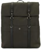 Mismo Foldover Top Backpack - Green