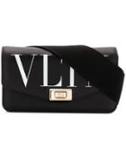 Valentino Vltn Logo Belt Bag - Black