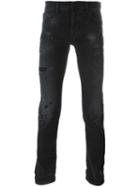 Marcelo Burlon County Of Milan Slim Fit Jeans, Men's, Size: 34, Black, Cotton/spandex/elastane/polyester