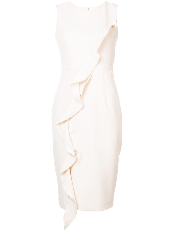 Milly Frill Trim Dress - Nude & Neutrals