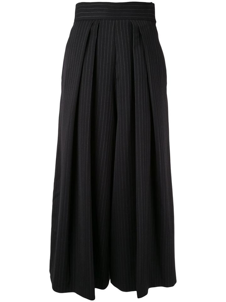 Antonio Marras Pinstriped Trousers - Black