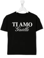 Gaelle Paris Kids Ti Amo T-shirt - Black