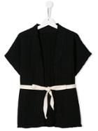 Little Creative Factory Kids Teen Kimono Styled Jacket - Black