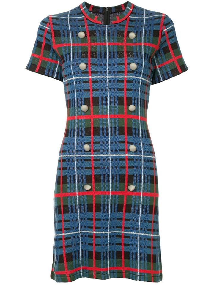 Macgraw Whistle Tartan Dress - Blue