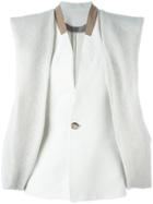 Rick Owens Wreathed Jacket - Nude & Neutrals