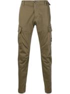 Cp Company Slim-fit Chino Trousers - Green
