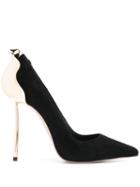 Le Silla Pointed Toe Stiletto Heels - Black