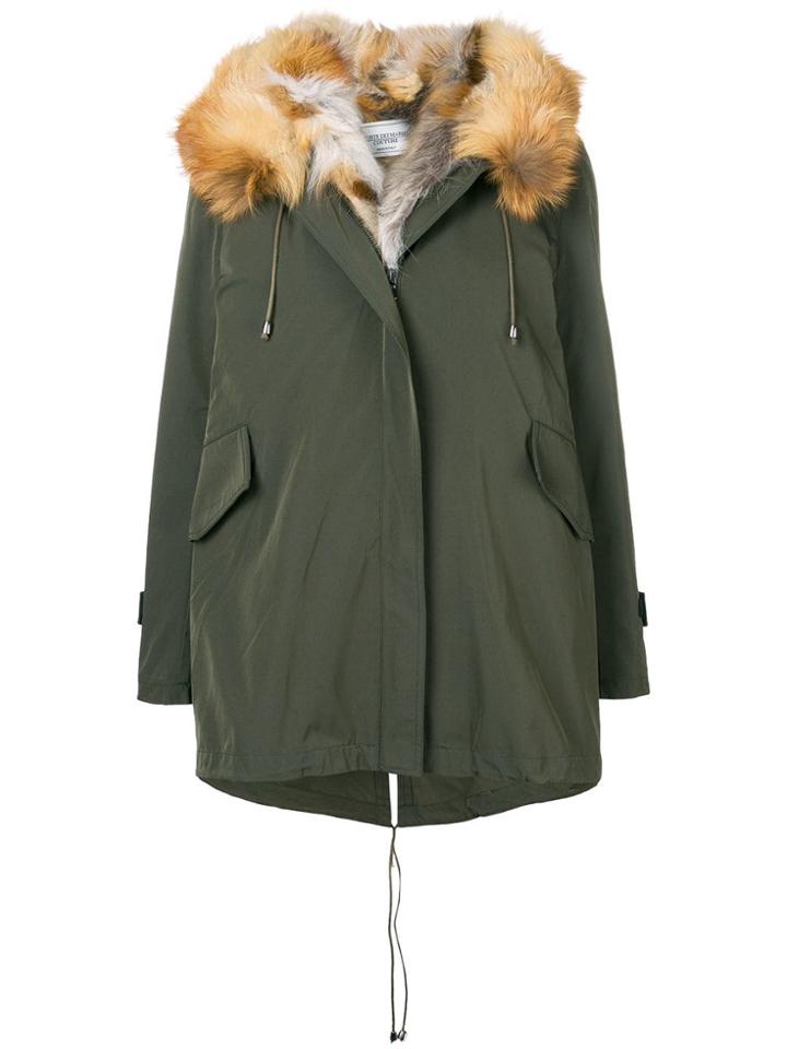 Forte Dei Marmi Couture Fur-lined Parka - Green