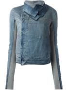 Rick Owens Drkshdw Denim Biker Jacket