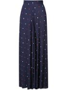 Morgan Lane Star Embroidered Elisa Trousers - Blue