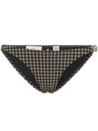 Rudi Gernreich Check Chain Bikini Bottoms - Black